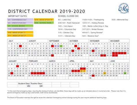 Click image to view, download or print the calendar. . Massapequa school calendar